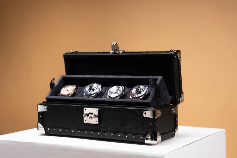 Boite à Montre Saffiano Black 4 Slots - product image 2