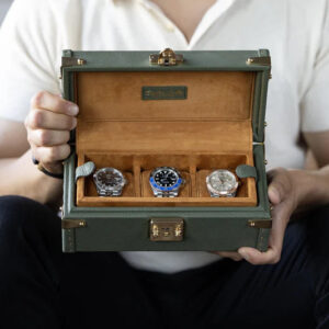 Boite à Montre Togo Khaki Green 3 Slots - product image 1