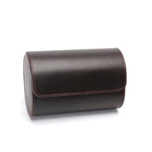 Étui montre - Marron foncé cuir duo - product image 1