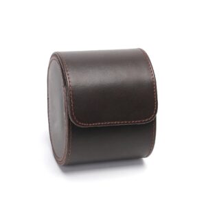 Étui montre - Marron foncé cuir mono - product image 1