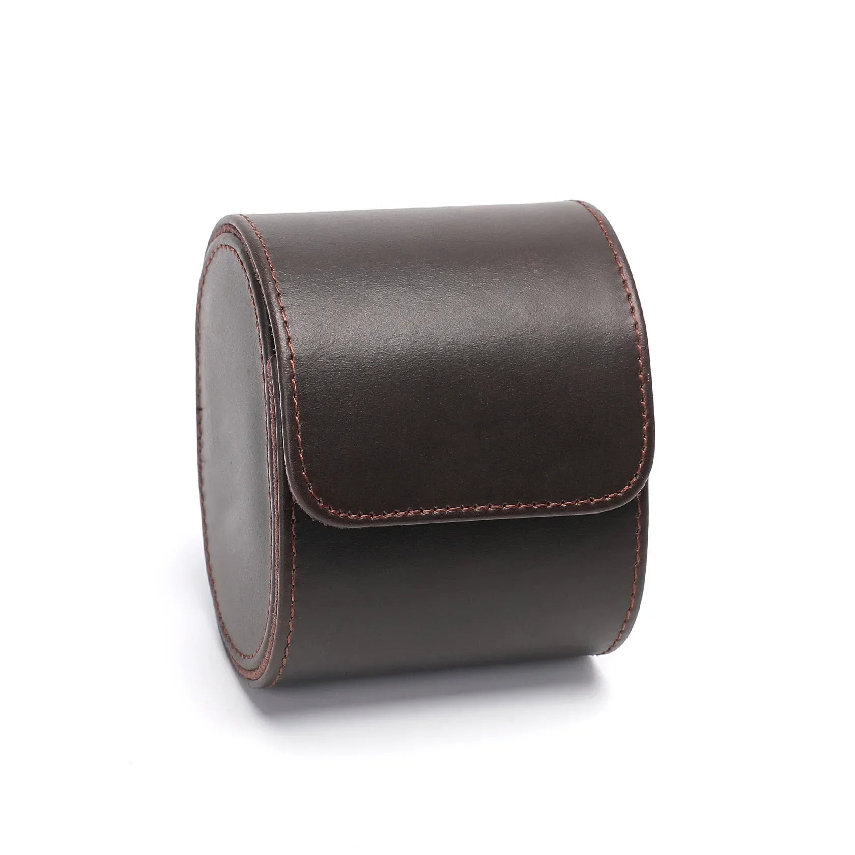 Étui montre - Marron foncé cuir mono - product image 1