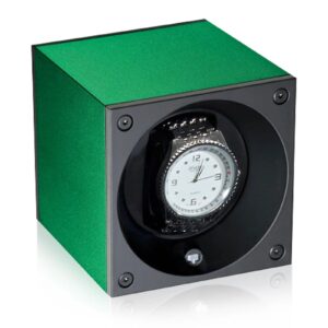 Remontoir montre - Swiss Kubik Masterbox Alu Vert - product image 1