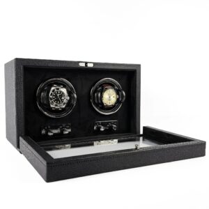 Remontoir Cube Divan · 2 montres · Noir Onyx - product image 1