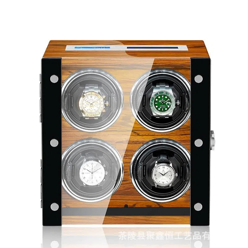 Remontoir pour Montre Automatique Premium Brun 4 Slots - product image 1