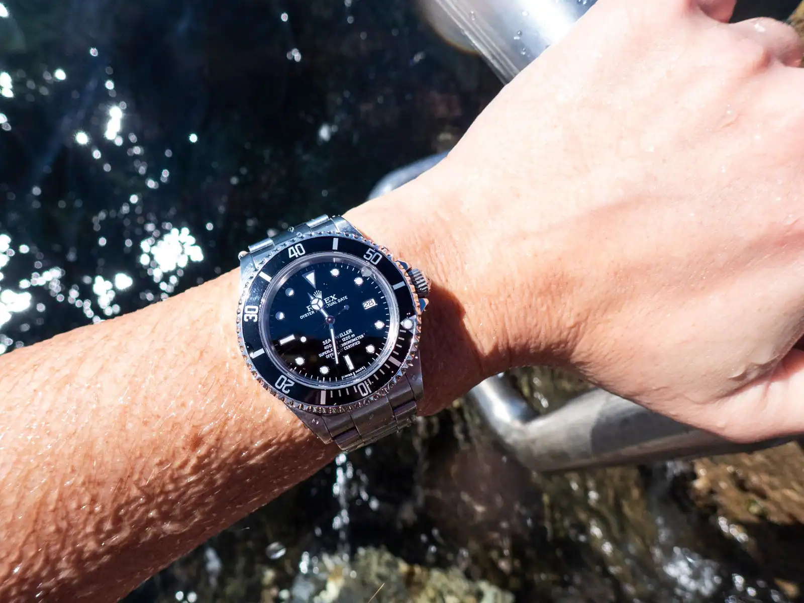 Rolex Sea-Dweller 16600 wrist shot