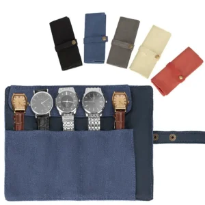 Marmotte à Montres 5 Emplacements – Étui de Voyage en Toile - product image 1