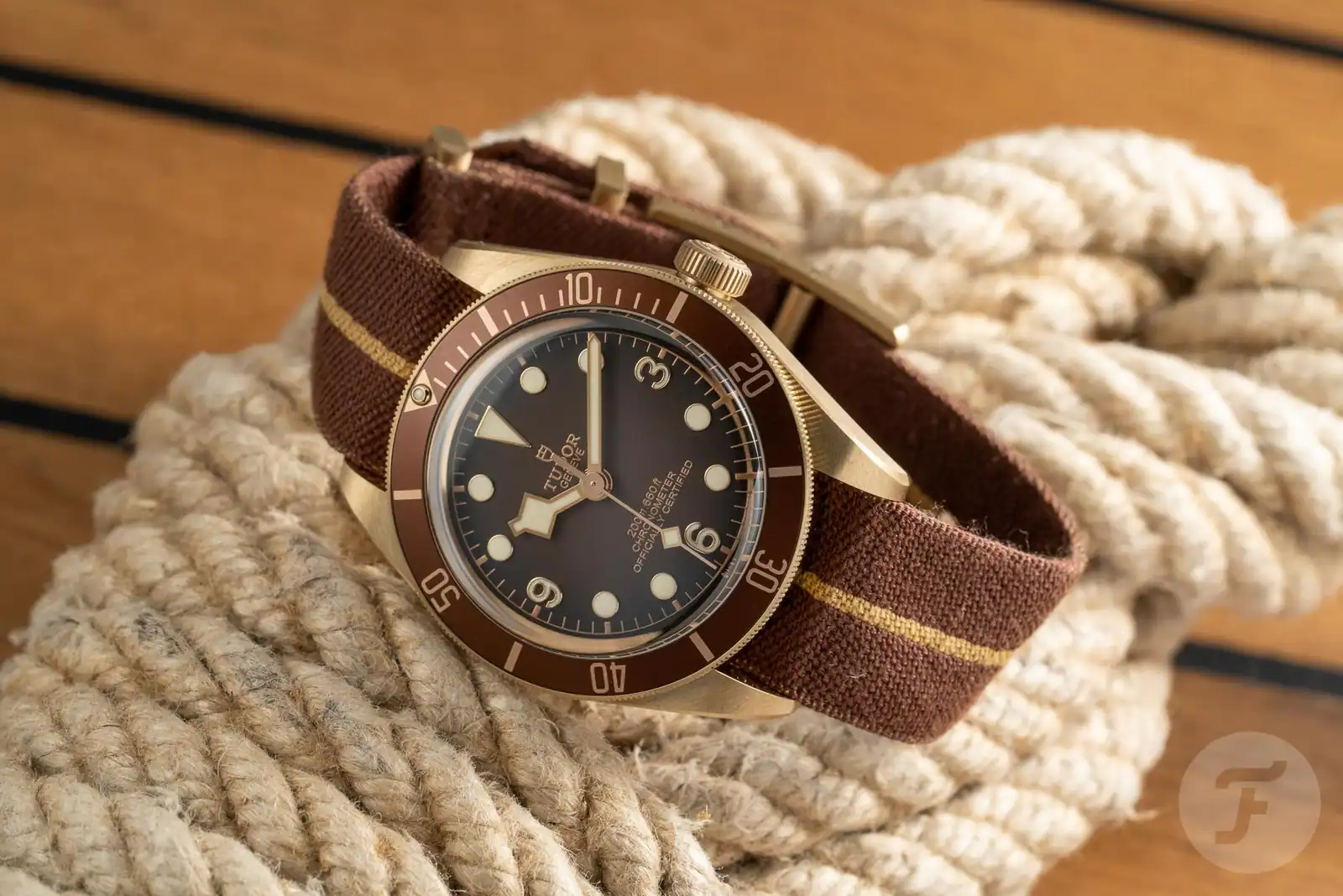 Tudor Black Bay Fifty-Eight Bronze fabric strap